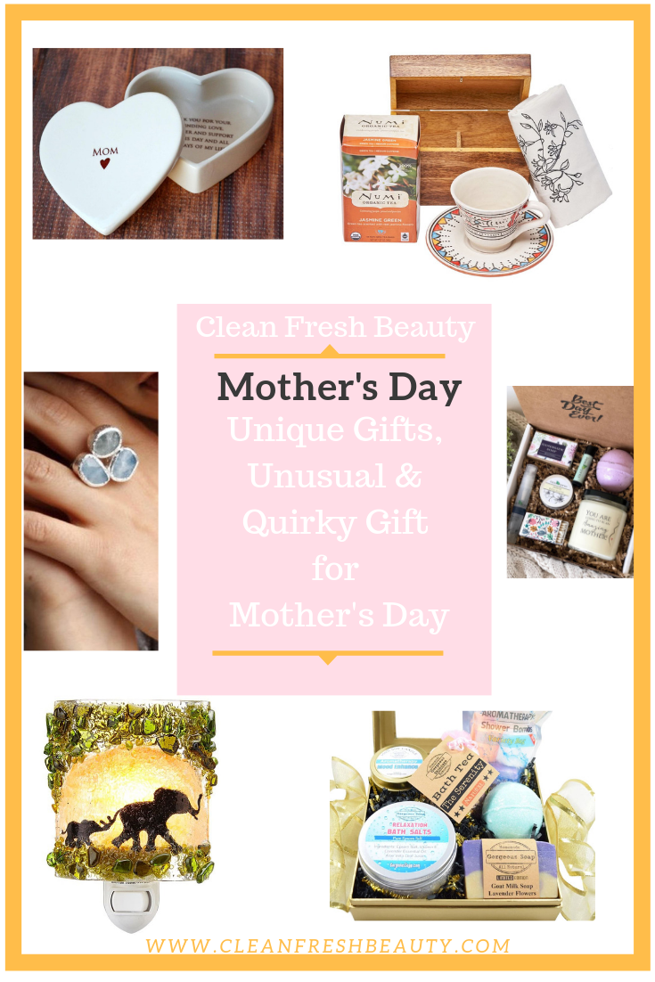 PicturLooking for a fun original gifts for mother's day? In this blog post, I share with you original handmade mother's day gifts. You will love this selection. click to read more and find out. #mothersday #greenbeautye